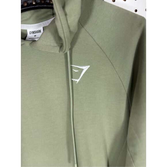 Gymshark mens light green critical pullover hoodie size M - Picture 7 of 10